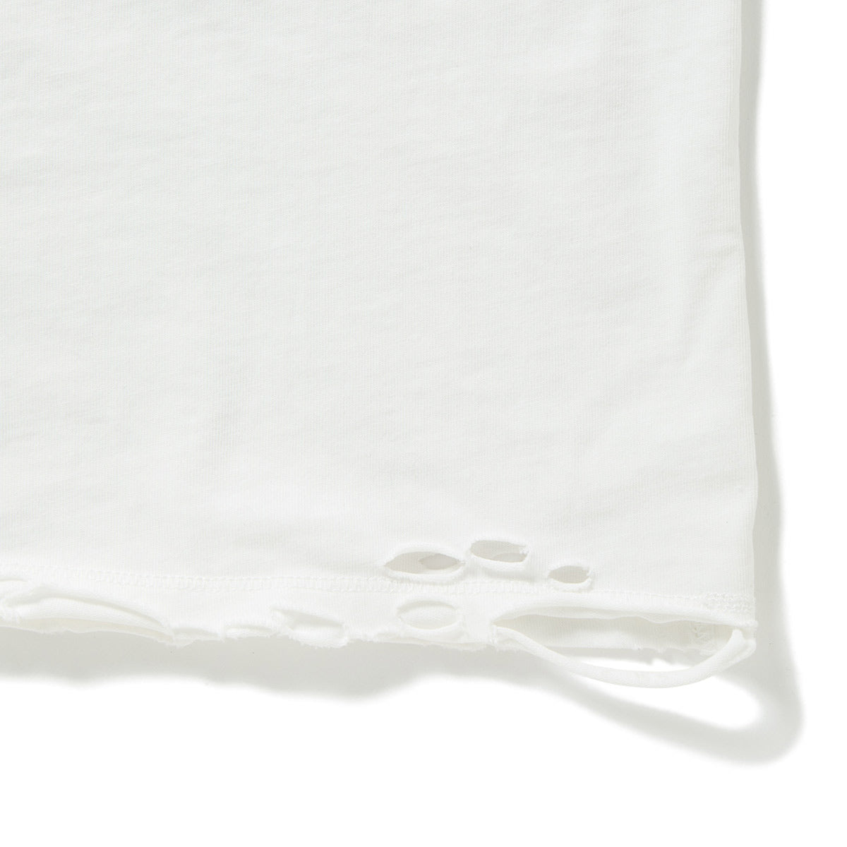 DISTRESS Regular Tank Top / White