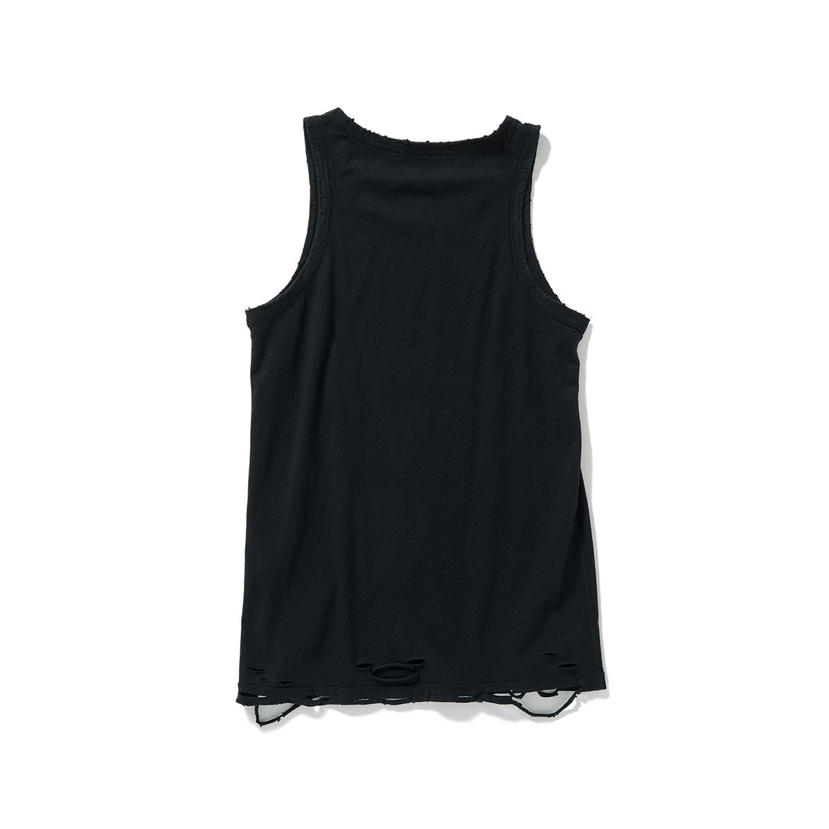 DISTRESS Regular Tank Top / Black