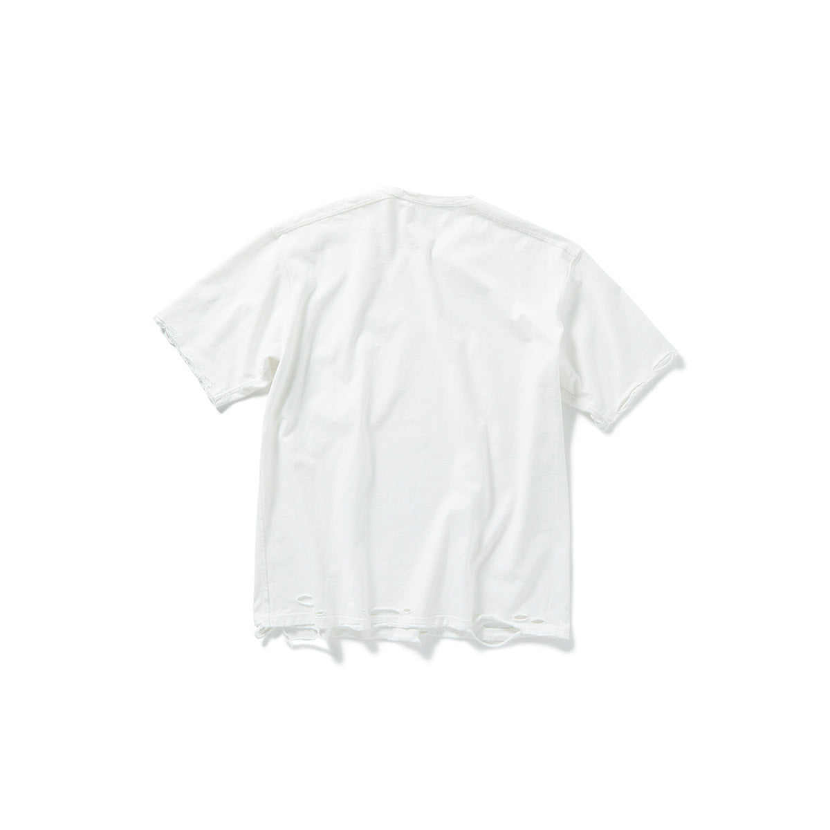 DISTRESS Regular T-Shirt / White