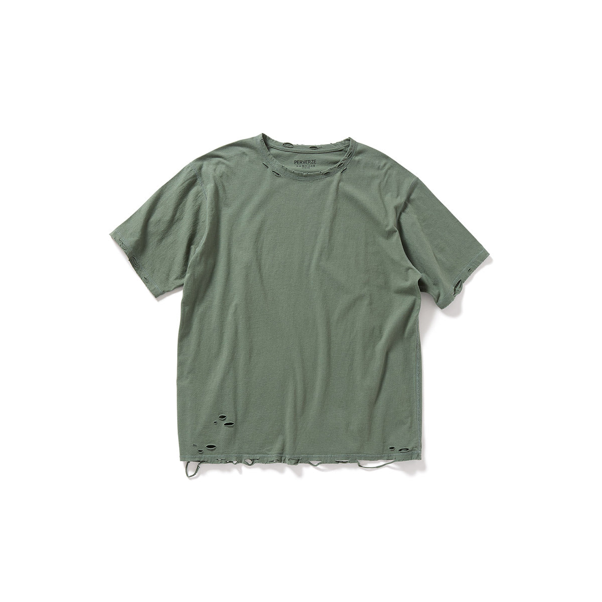 DISTRESS Regular T-Shirt / Khaki