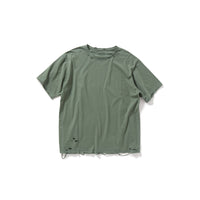 DISTRESS Regular T-Shirt / Khaki