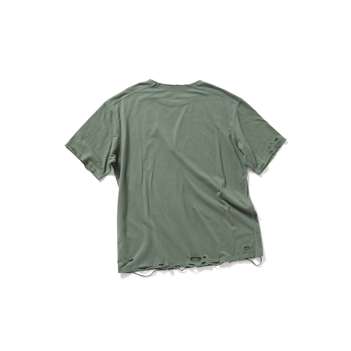DISTRESS Regular T-Shirt / Khaki