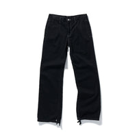 Low-rise Scratch Denim / Black