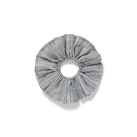 Vintage Fabric Scrunchie / Gray