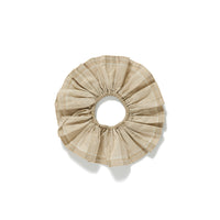 Vintage Fabric Scrunchie / Gold