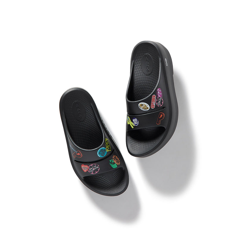 OOFOS PERVERZE Sticker OOmega OOahh / Black