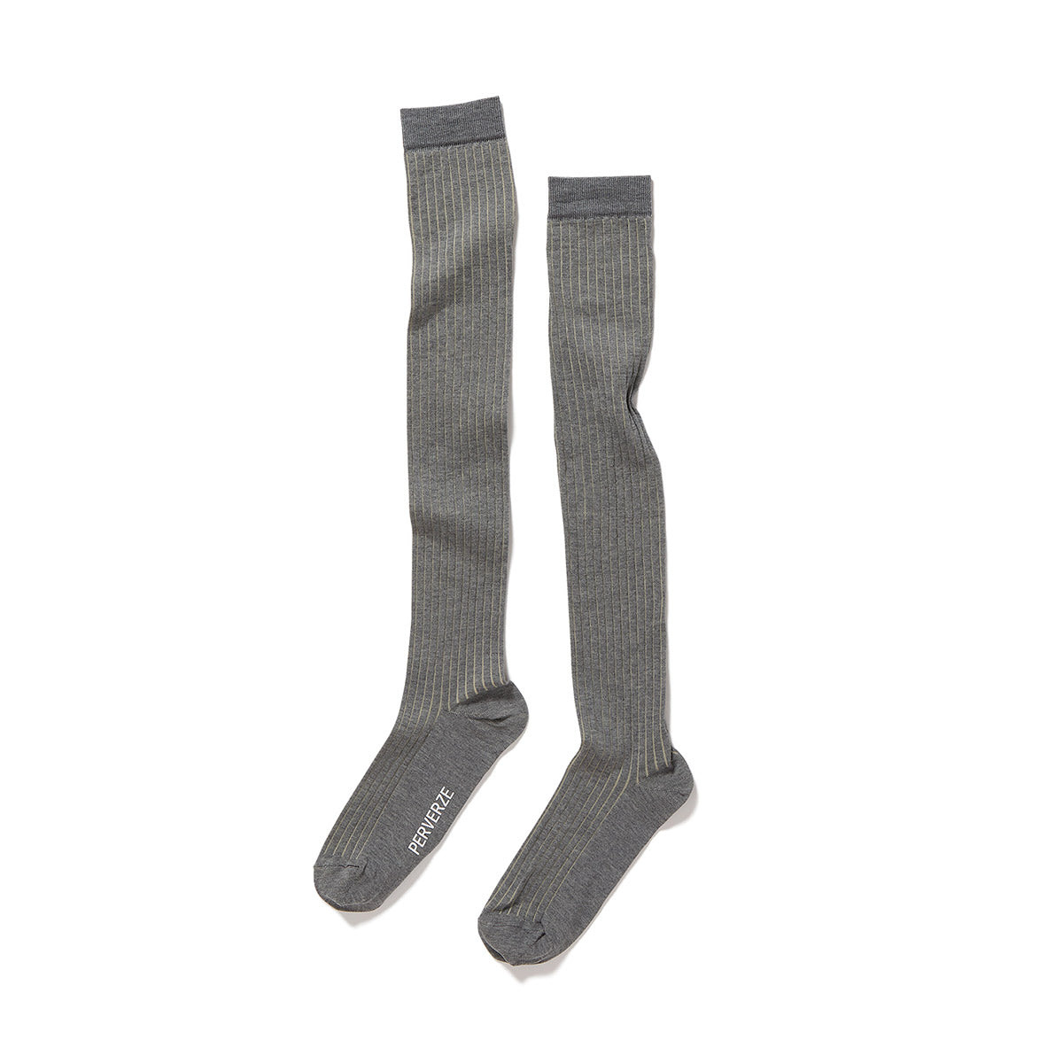 Cotton Sheer Rib Sox / Gray
