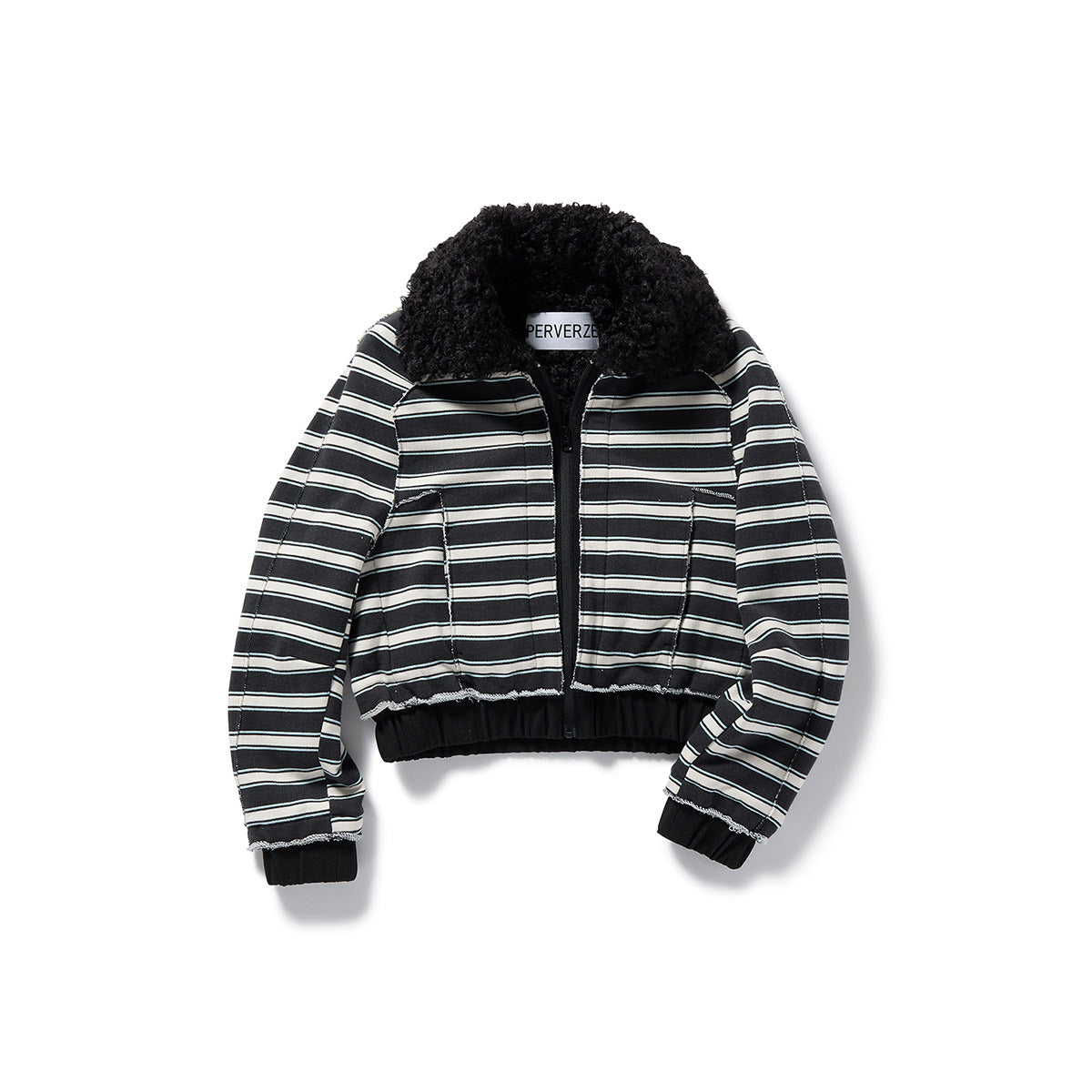 Fur Trimmed Sweat Blouson / Mix