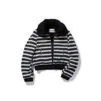 Fur Trimmed Sweat Blouson / Mix