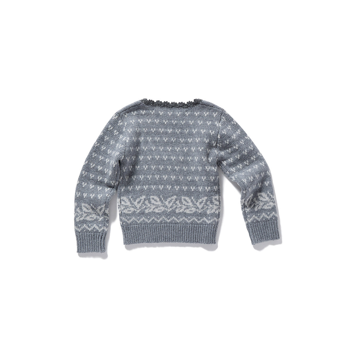 Birds Eye Tiny Knit / Gray