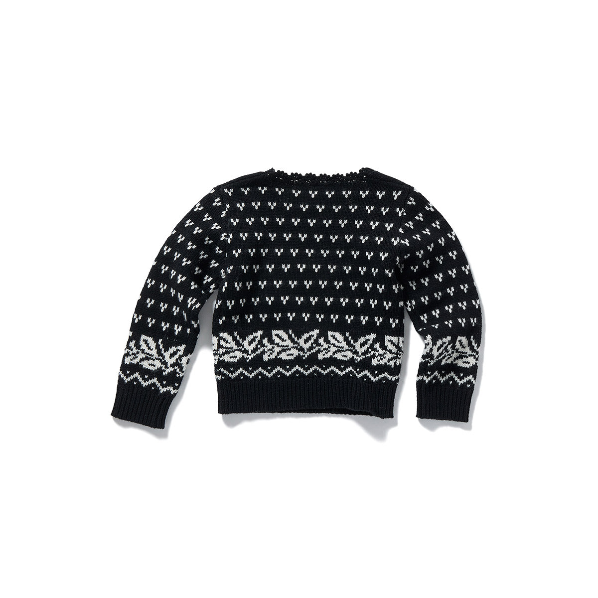 Birds Eye Tiny Knit / Black