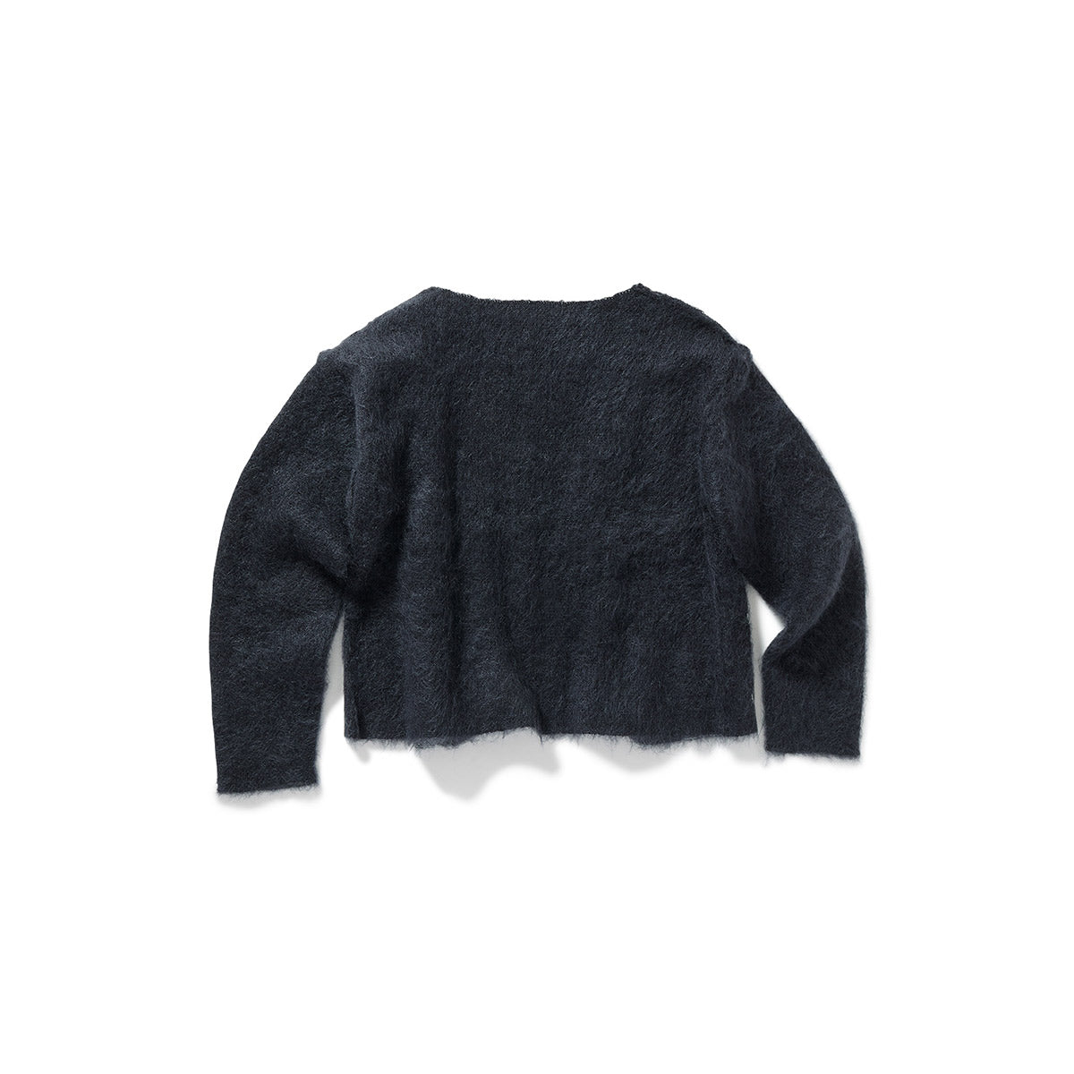 Wide Slit Argyle Line Cardigan / Gray