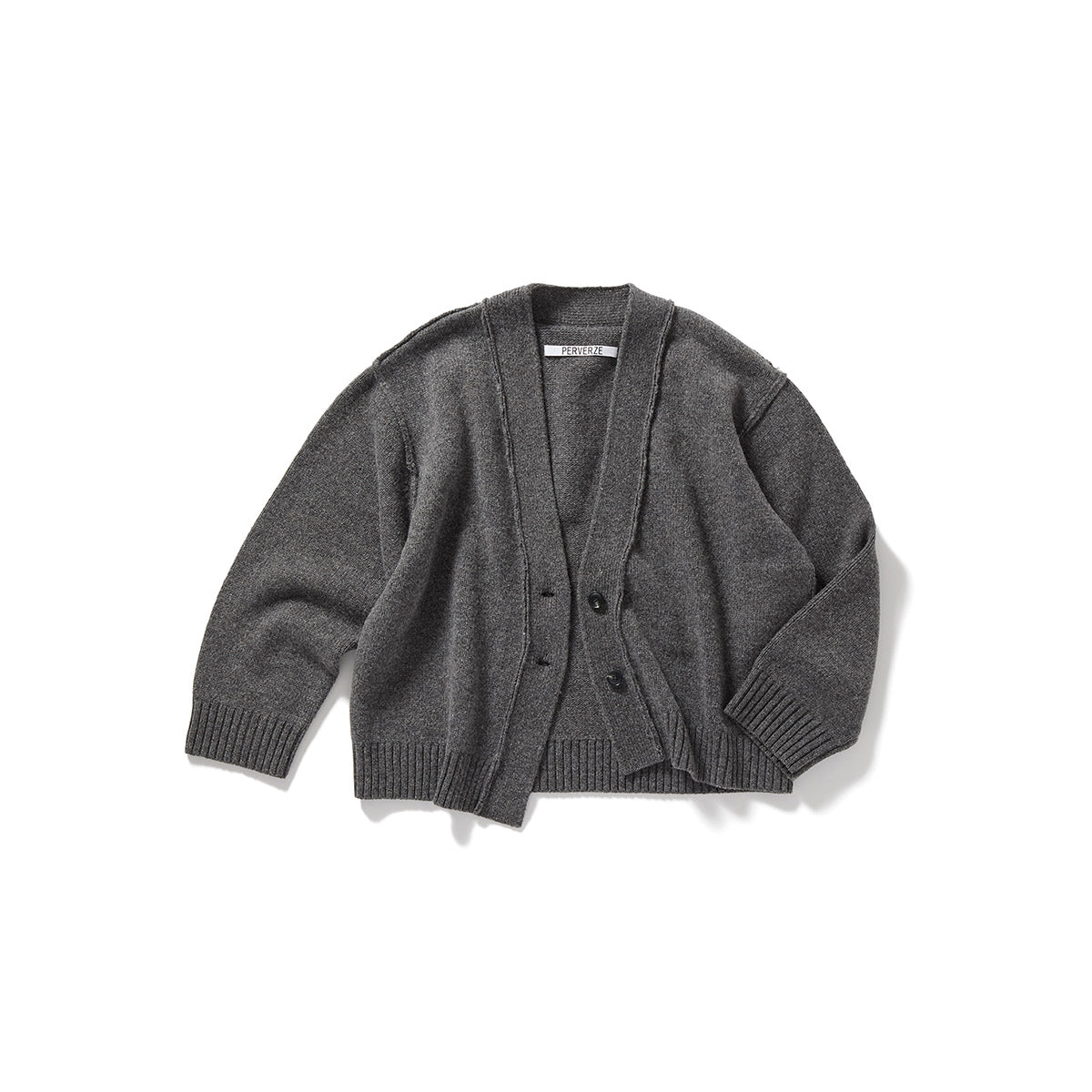 Bulk Knit Cardigan / Gray
