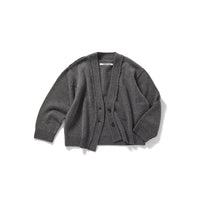 Bulk Knit Cardigan / Gray