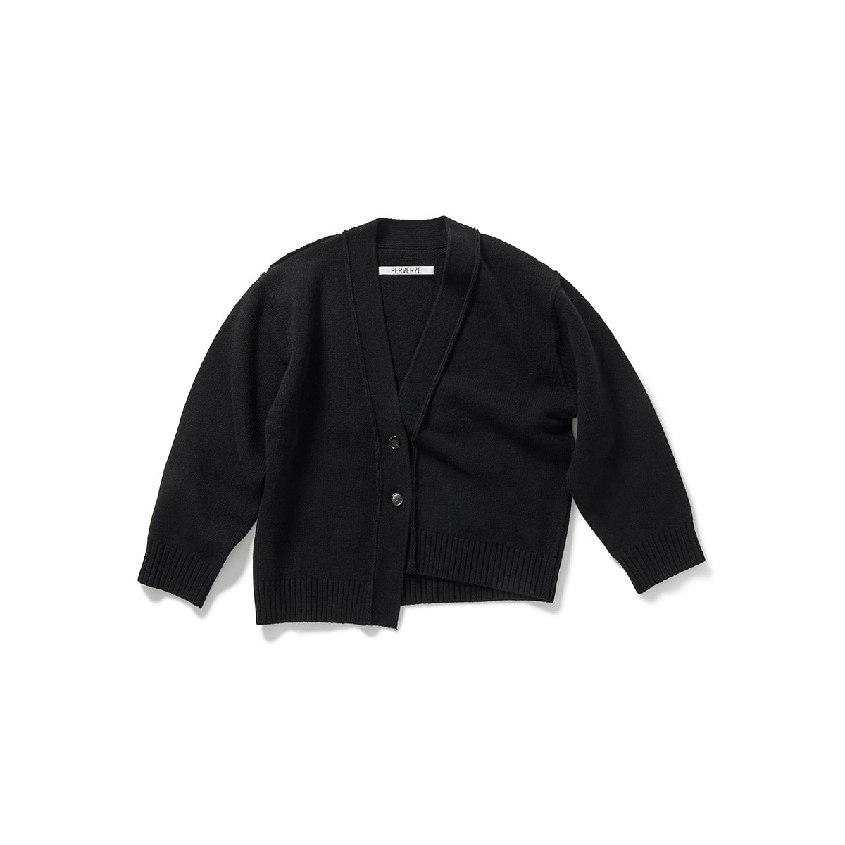 Bulk Knit Cardigan / Black