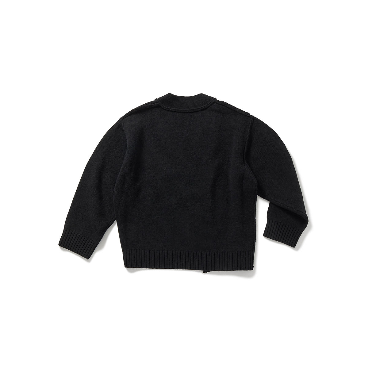 Bulk Knit Cardigan / Black