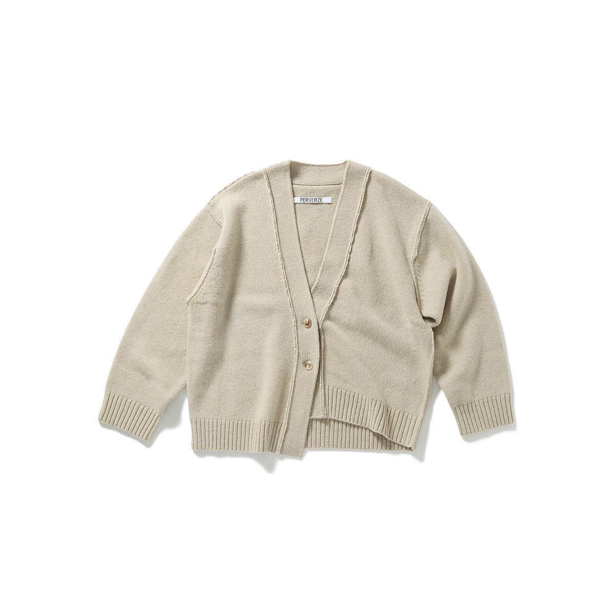 Bulk Knit Cardigan / Beige