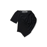 Remade Draped T-Shirt / Black