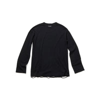 DISTRESS Long Sleeve T-Shirt / Black