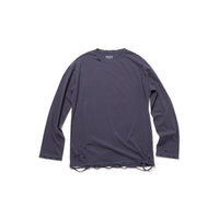 DISTRESS Long Sleeve T-Shirt / Navy