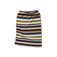 Mini Fringe Knit Skirt / Mix