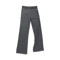 Sheer Jersey Long Pants / Gray