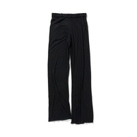 Sheer Jersey Long Pants / Black