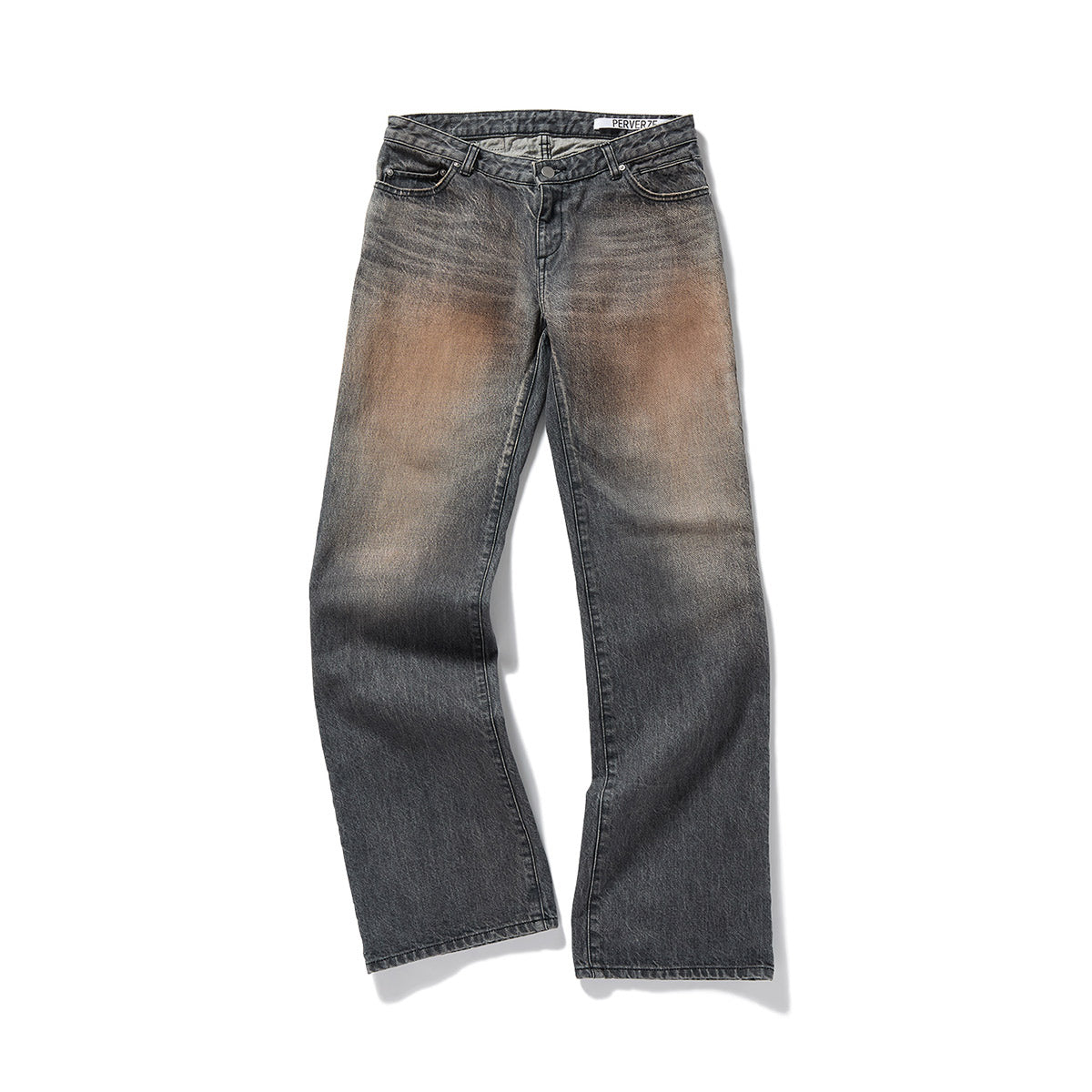 Low-Rise Slim-Wide Denim / Black