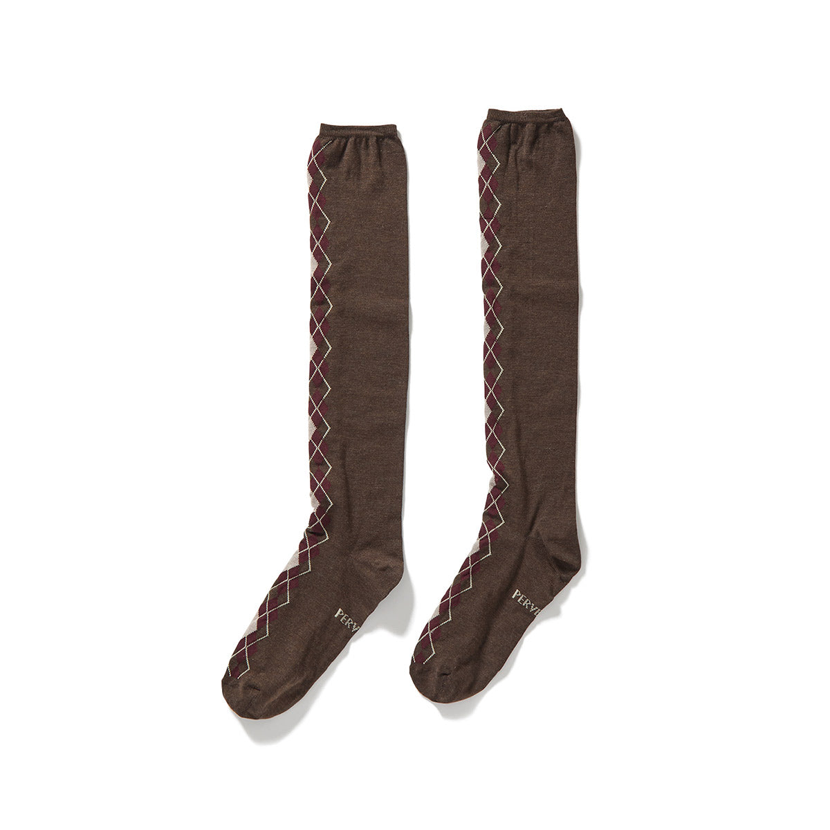Argyle Line Sox / Brown