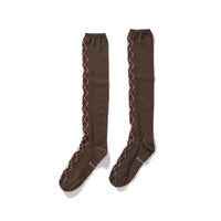 Argyle Line Sox / Brown
