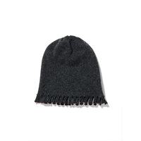 Mini Fringe Knit Cap / Gray