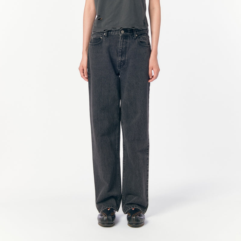 Nano Mist Denim - Loose Straight / Black