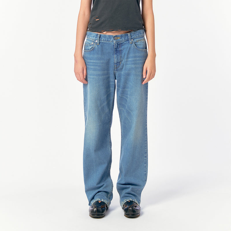 Nano Mist Denim-Loose Straight / Blue