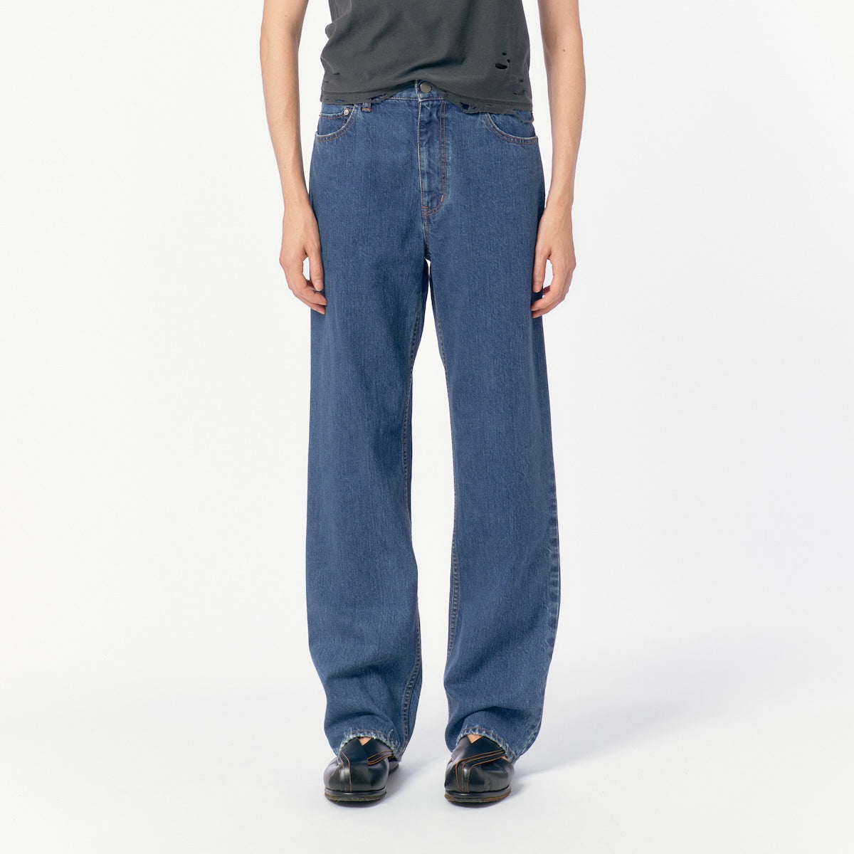 Nano Mist Denim -Loose Straight / Indigo – PERVERZE