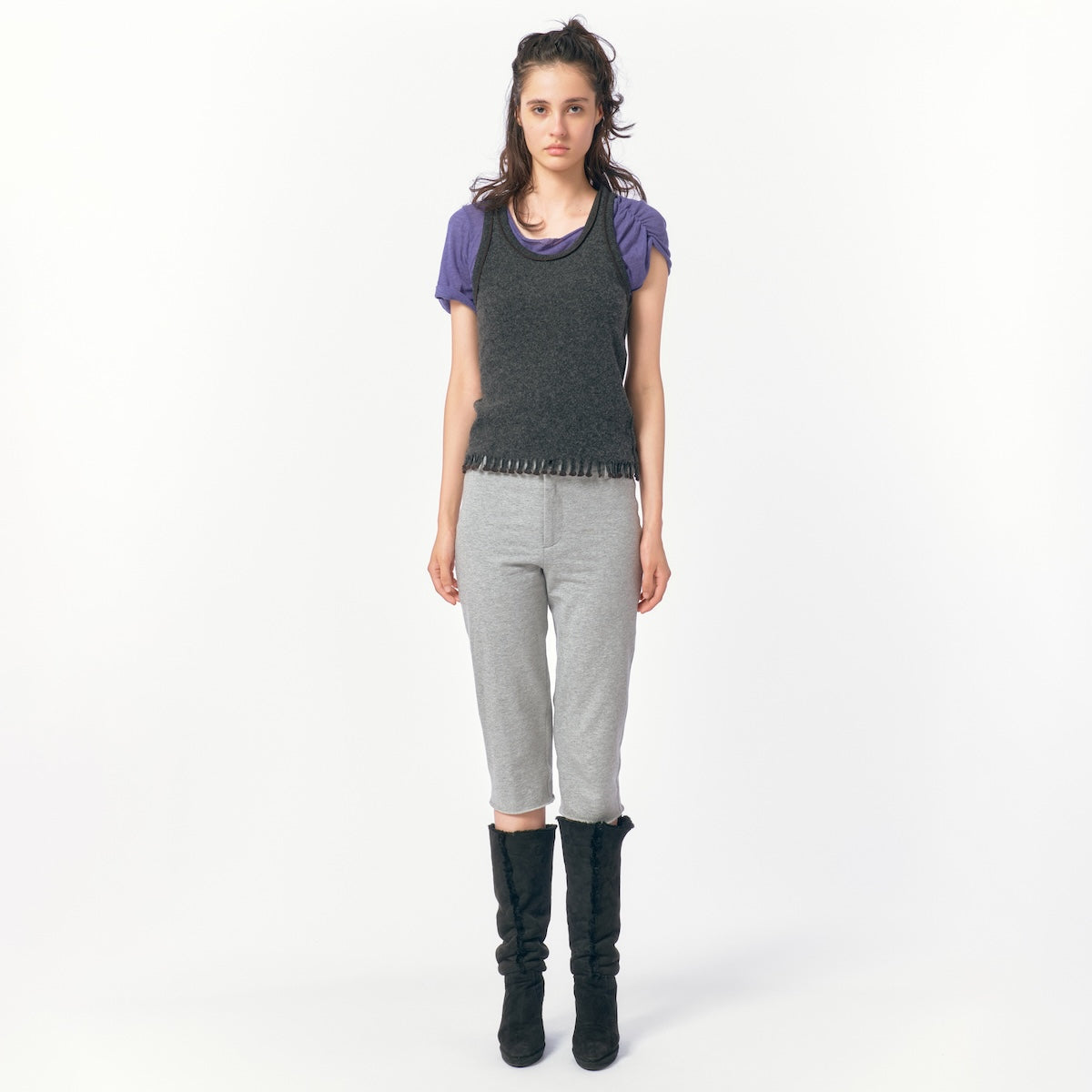 Easy Sabrina Pants / Gray – PERVERZE Easy Sabrina Pants / Gray – PERVERZE