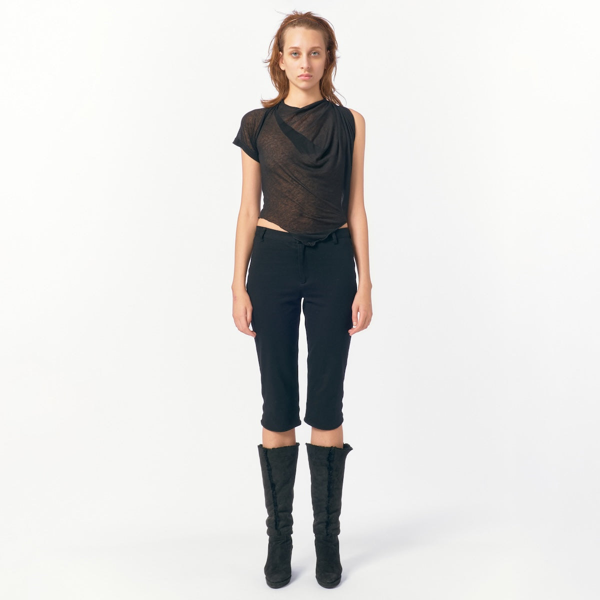 レッグウェア perverze Easy Sabrina Pants / Black Easy Sabrina Pants / Black – PERVERZE