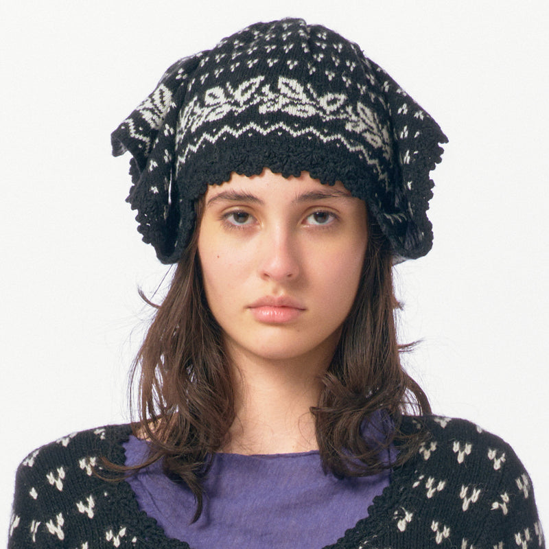 Birds Eye Cap / Black