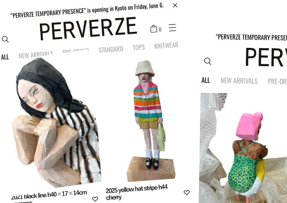 PERVERZE Kyoto Presents Works by Hideki Iinuma