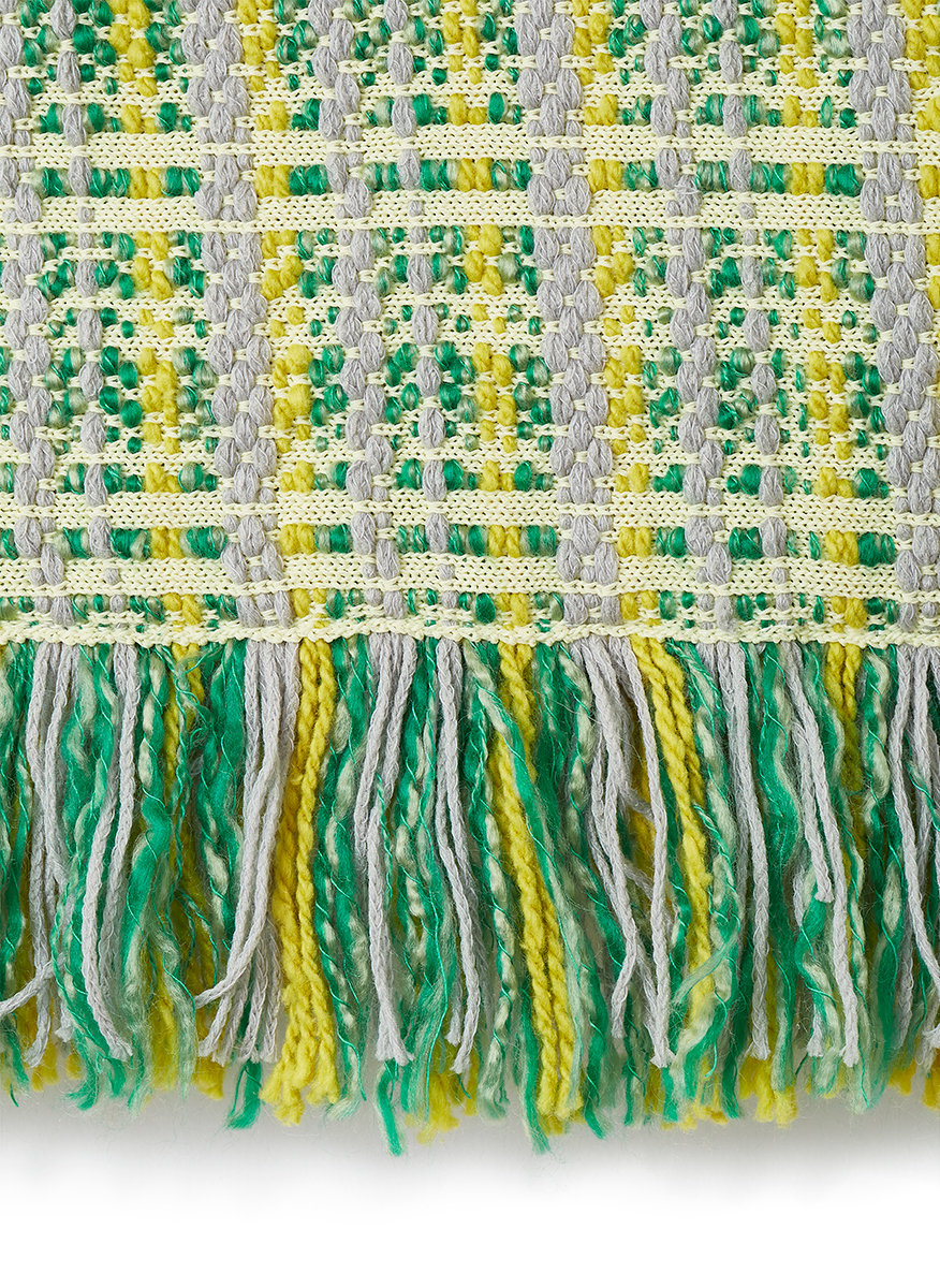 Tweed Knit Vest / Green