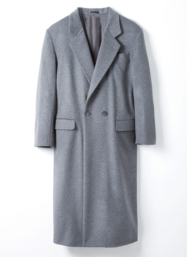 Light Square Wool Coat