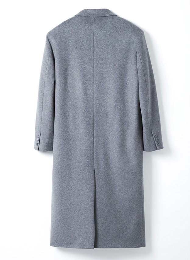 Light Square Wool Coat 詳細画像 Gray 2