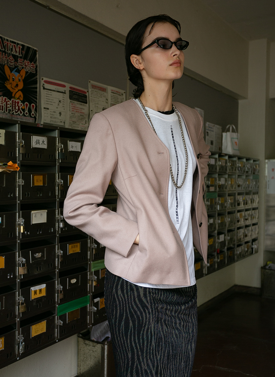 Cardigan Shirt Jacket 詳細画像 Pink 2