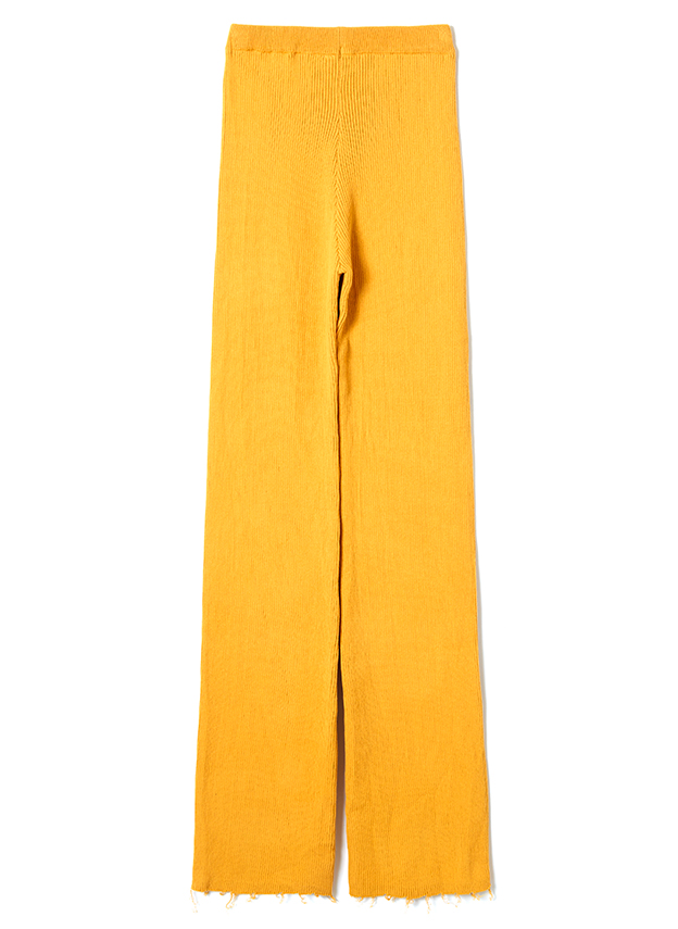 Cotton Rib Line Pants  詳細画像 Yellow 2