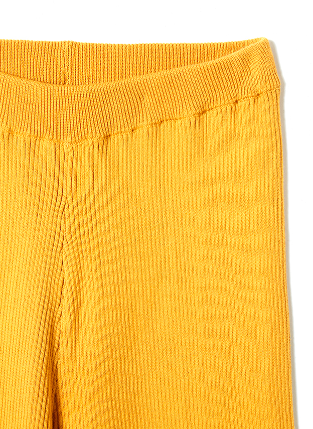 Cotton Rib Line Pants  詳細画像 Yellow 3