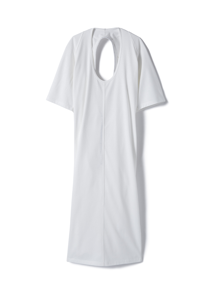 Hole Cut String Dress 詳細画像 White 1