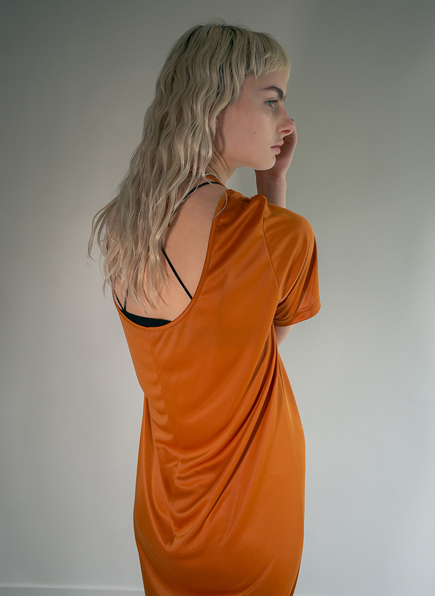 Strap Long Dress 詳細画像 Orange 4