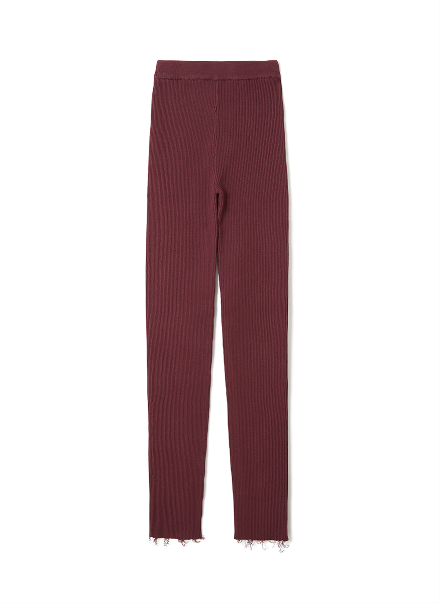 Cotton Rib Cushion Pants 詳細画像 Bordeaux 2