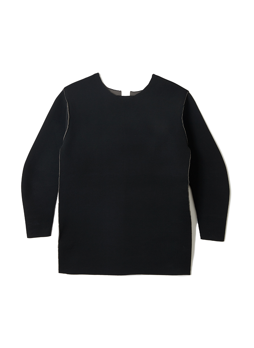 Center Cut Double Face knit 詳細画像 Black 4