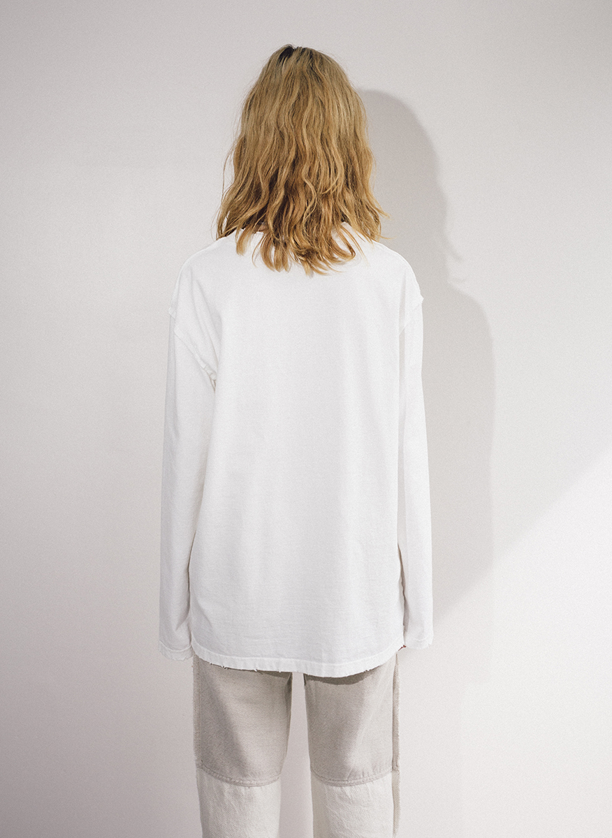 Regular Long Tee #1 詳細画像 White 5