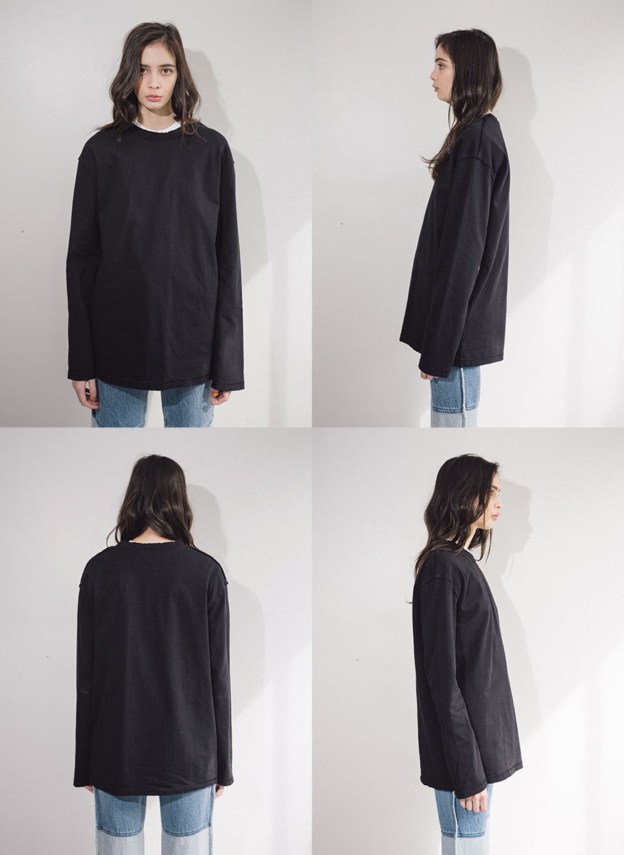 Regular Long Tee #1 詳細画像 Black 1